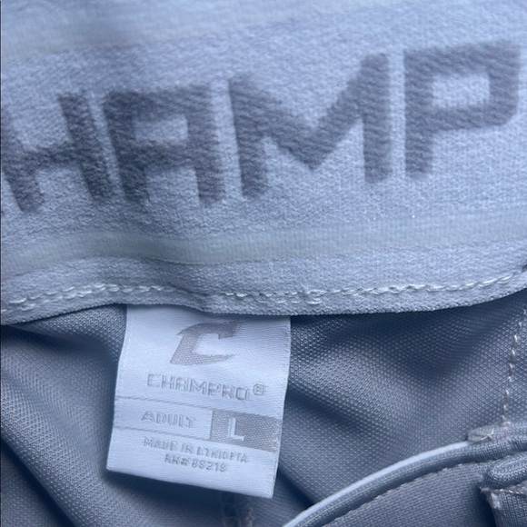 Men's Gray Baseball Pants with Blue‎ Pinstripe Adult Large - Picture 5 of 7